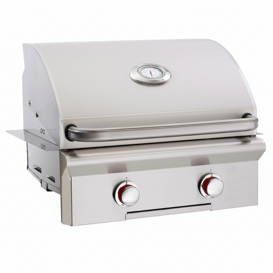 American Outdoor Grill T-Series 24-Inch 2-Burner Built-In Natural Gas Grill - 24Nbt-00Sp
