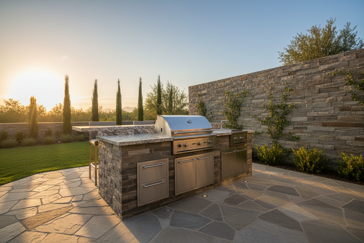 Outdoor Kitchen Island